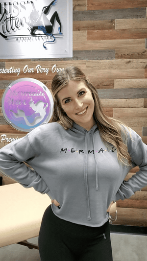 Mermaid Wax Crop Hoodie | Mermaid "Friends"