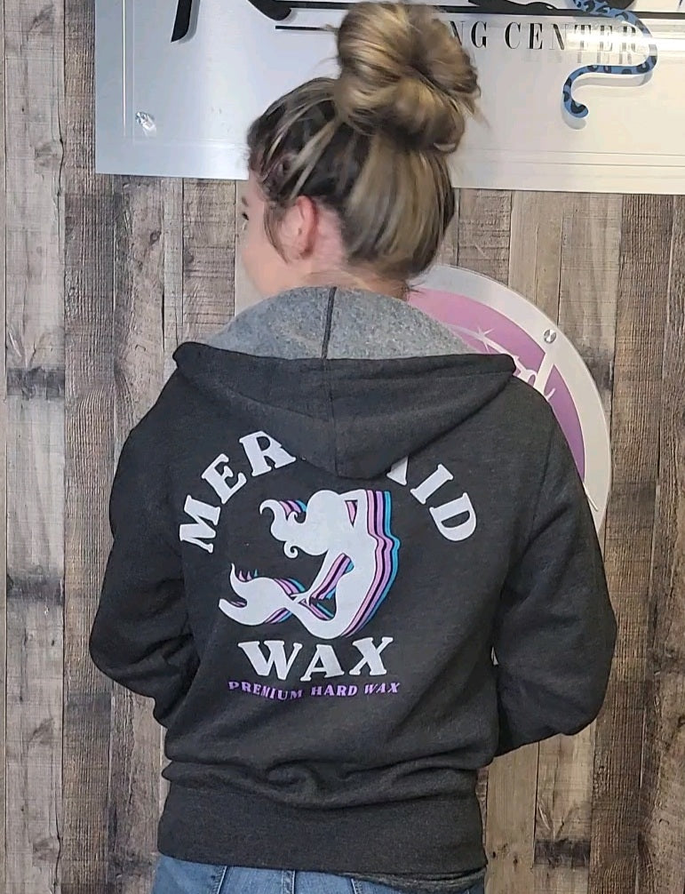 Retro Charcoal Zip Up Jacket