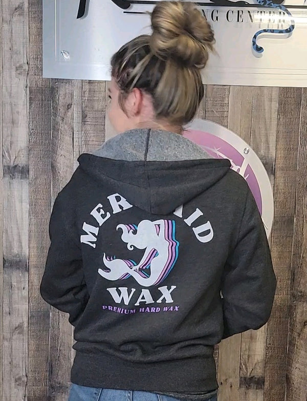 Retro Charcoal Zip Up Jacket
