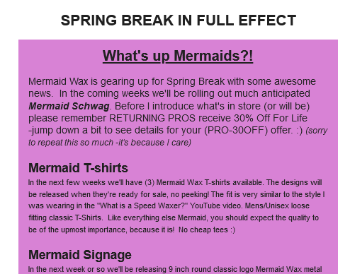 Spring Break In Full Effect -Archived 03/10/2020