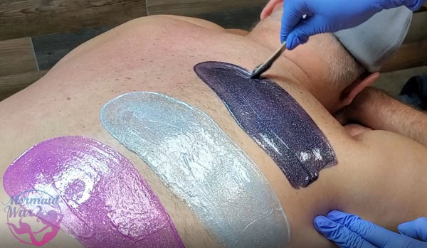 Applying Hard Wax Using Mermaid Wax