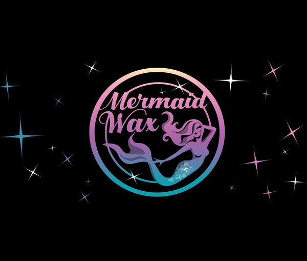 Mermaid Wax Glitter Wax Background Logo