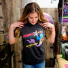 Butter Soft "Mermaids Gone Wild" Pirate Black T-Shirt