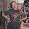 Butter Soft "Rainbow Outline" Pirate Black T-Shirt