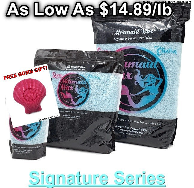 Clear Cruelty Free Hard Wax | Signature Series -Aurora – Mermaid Wax®