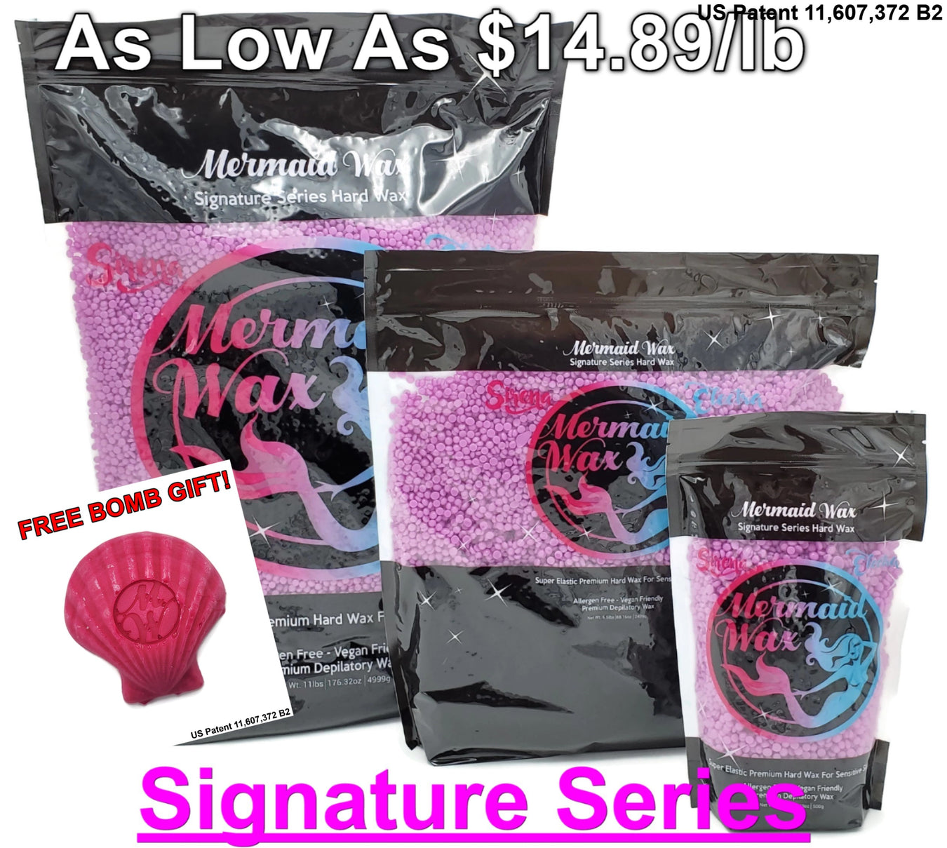 Clear Cruelty Free Hard Wax | Signature Series -Aurora – Mermaid Wax®