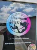 Mermaid Wax Window Clings