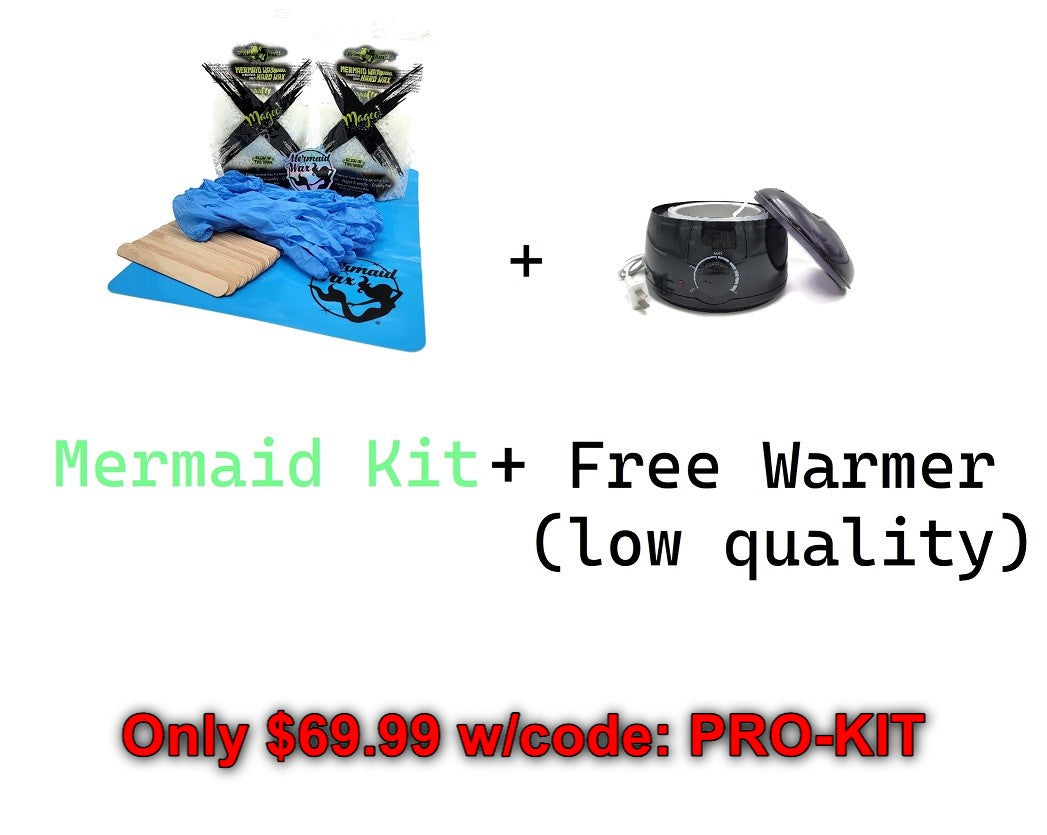 Mermaid Wax Starter Kits 69.9974.99 w/code PROKIT Mermaid Wax®
