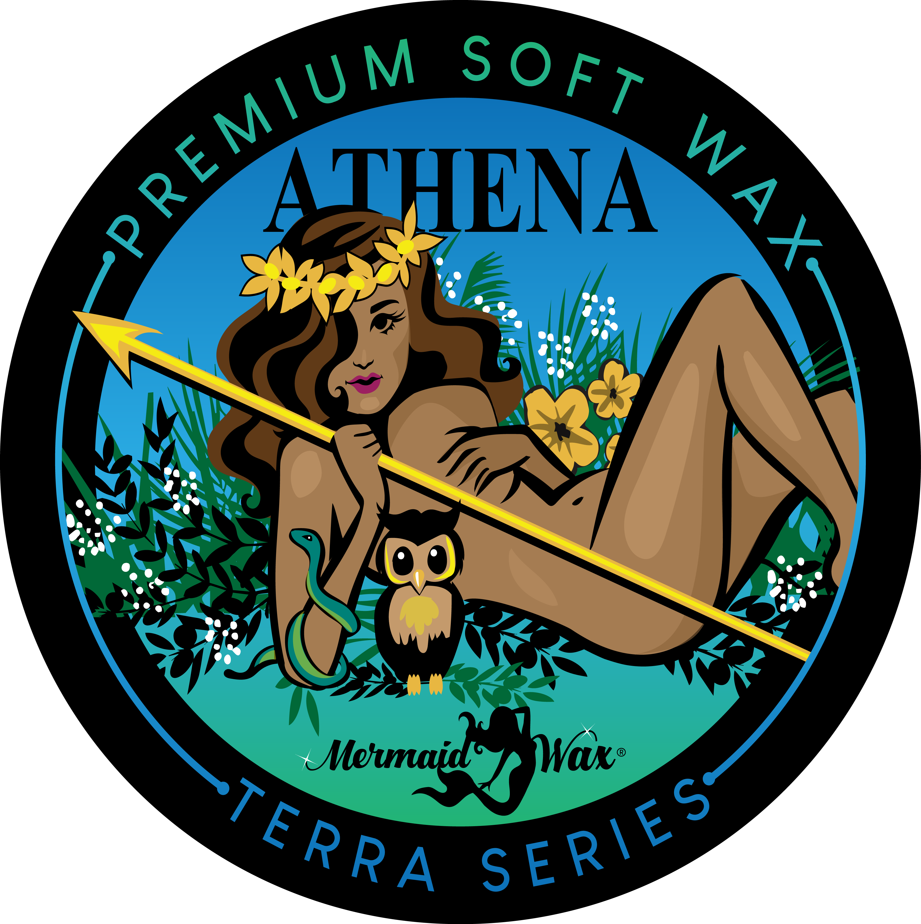 Chameleon Blue Classic Soft Wax | Terra Series -Athena