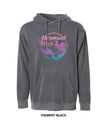 "Mermaid Wax®" Logo Gray Hoodie