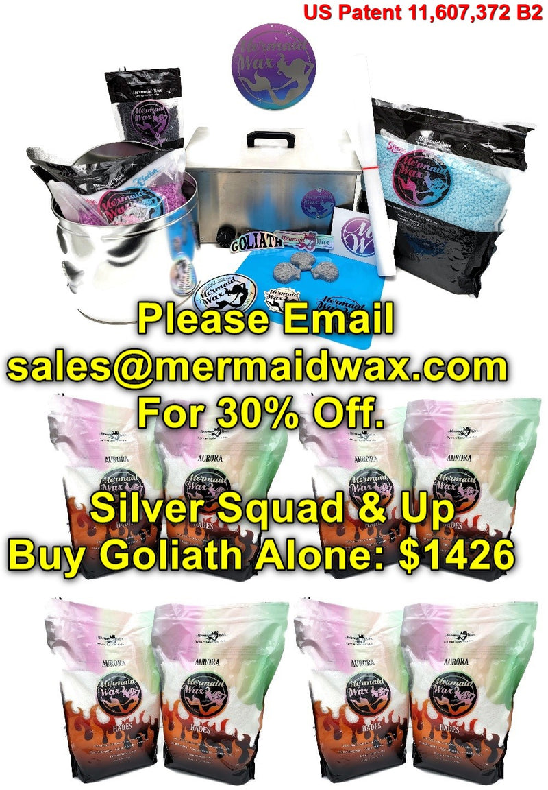 XL Salon Wax Warmer 12lb  Goliath Hard Wax Bundle – Mermaid Wax®