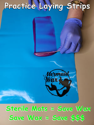 Silicone Mats "Mermaid Mats" Practice Waxing / Sterile Mat