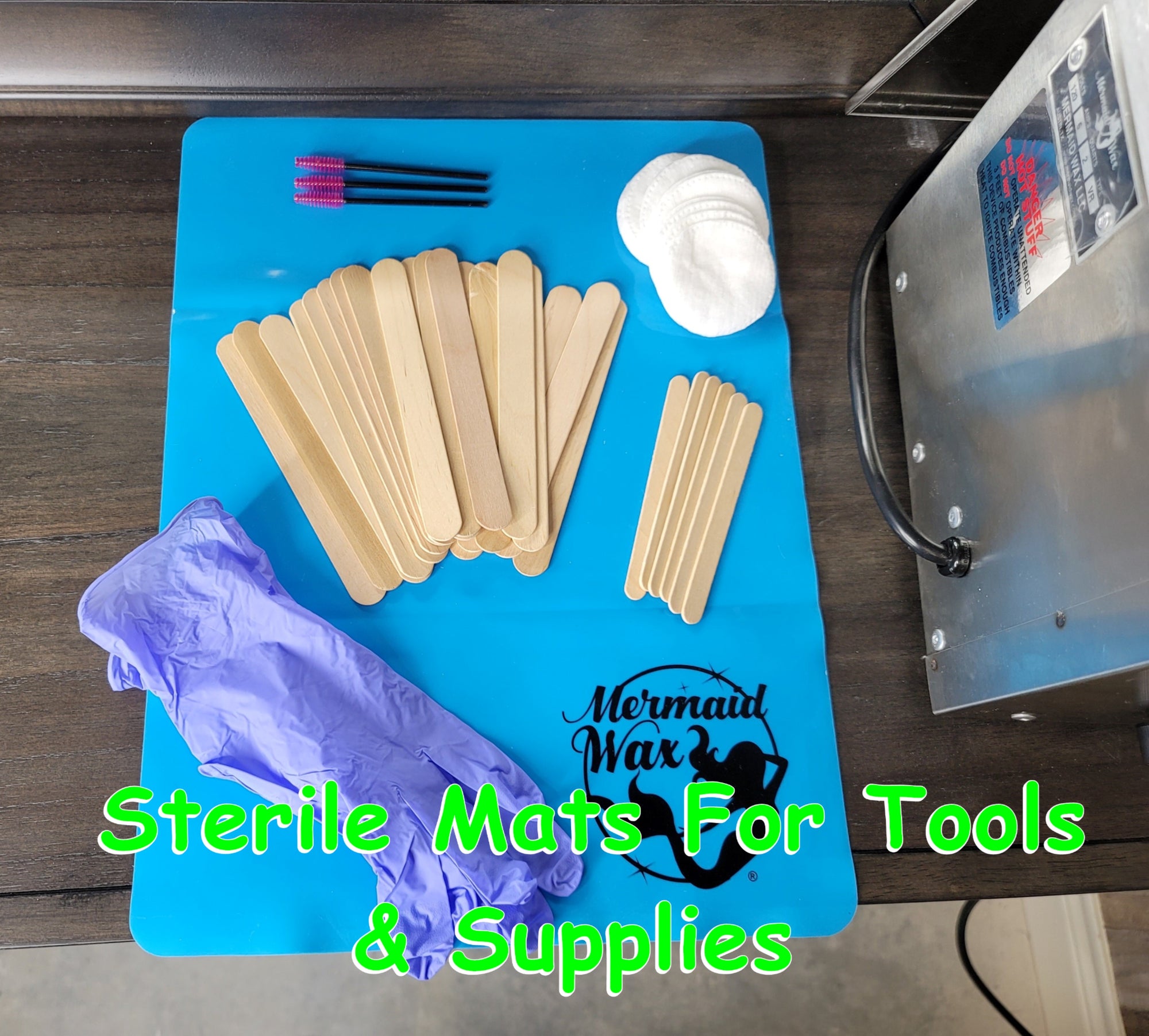 Silicone Mats "Mermaid Mats" Practice Waxing / Sterile Mat Mermaid Wax®