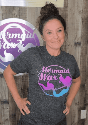 Mermaid Wax T-Shirts Onyx Full Logo